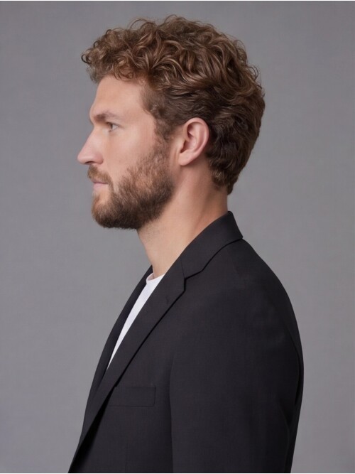 Black Notch Lapel Comfort Fit Suit with Patch Pockets