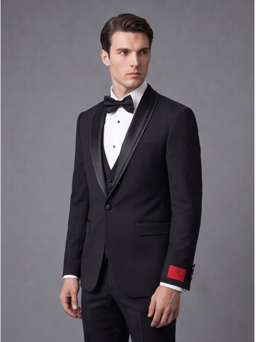 Black Shawl Lapel Tuxedo