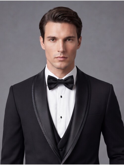 Black Shawl Lapel Tuxedo
