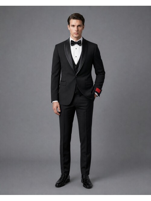Black Shawl Lapel Tuxedo
