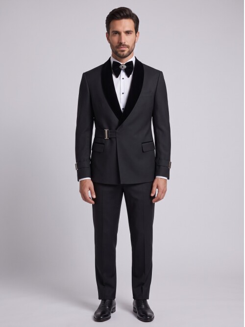 Black Shawl Lapel Tuxedo