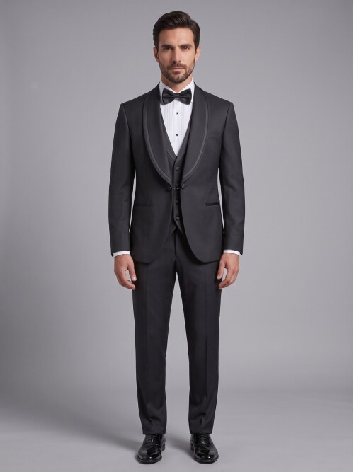 Black Shawl Lapel Tuxedo