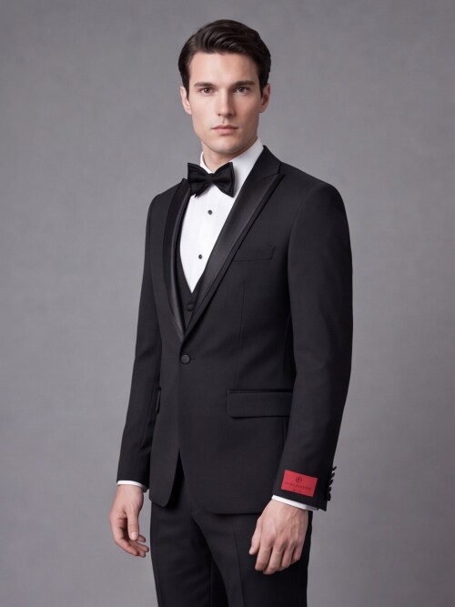 Black Peak Lapel Tuxedo