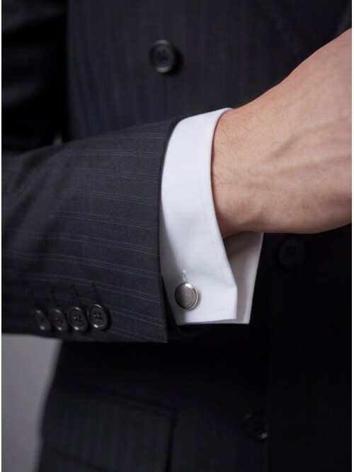 Black Peak Lapel Double-Breasted Suit