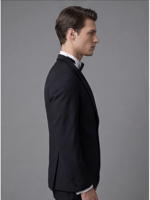Black Three-Piece Tuxedo