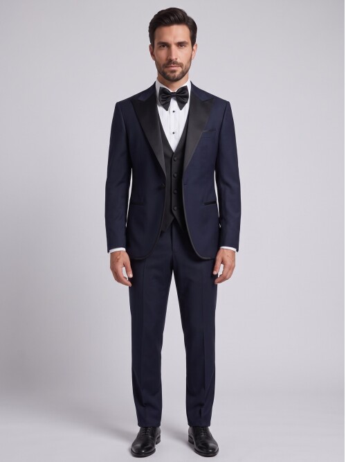 Blue Wool Tuxedoo
