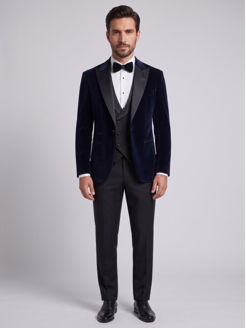 Green Velvet Tuxedo