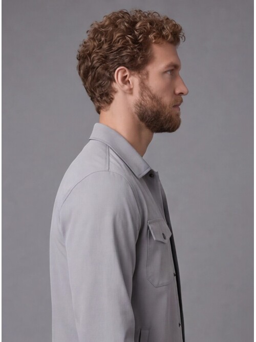 Stone Shirt Collar Sport Suit