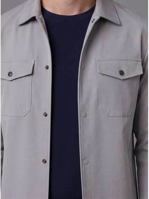 Stone Shirt Collar Sport Suit