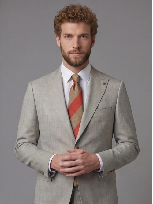 Stone Peak Lapel Comfort Fit Mens Suit