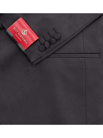 SUIT SARTORIA DAMATLIK SİYAH 5541