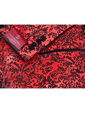 SUIT SARTORIA KIRMIZI DAMATLIK 5496