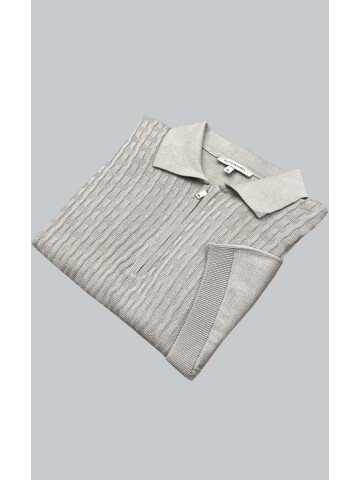 SUIT SARTORIA CAMEL KISA KOLLU TRİKO T-SHIRT 9021