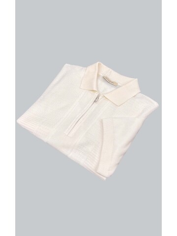 SUIT SARTORIA BEYAZ KISA KOLLU TRİKO T-SHIRT 9022