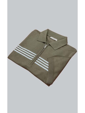 SUIT SARTORIA YEŞİL KISA KOLLU TRİKO T-SHIRT 9025