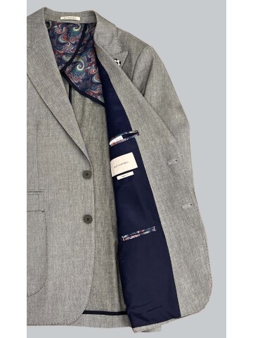 SUIT SARTORIA YEŞİL KETEN CEKET 4344