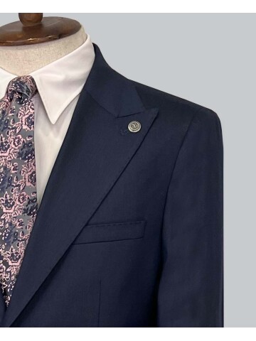 SUIT SARTORIA KETEN LACİVERT TAKIM ELBİSE 2396