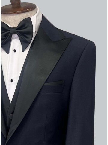 SUIT SARTORIA LACİVERT YÜNLÜ DAMATLIK 5568