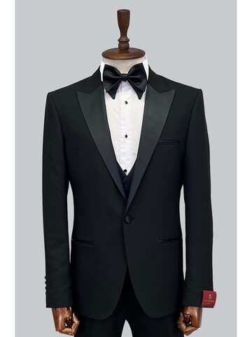 SUIT SARTORIA DAMATLIK SİYAH 5503