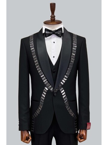 SUIT SARTORIA DAMATLIK SİYAH 5516