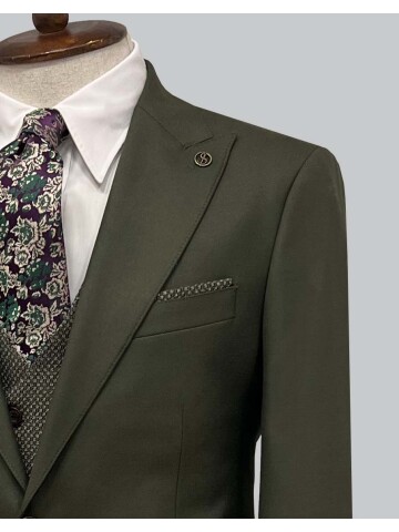 SUIT SARTORIA HAKİ TAKIM ELBİSE 2449