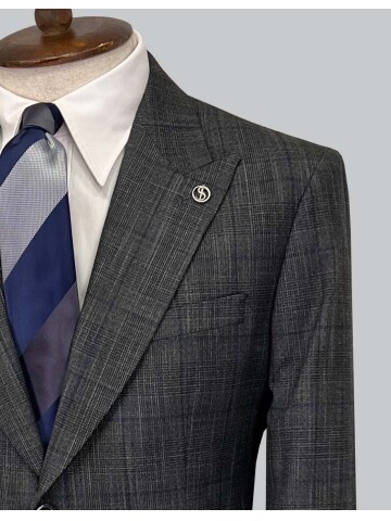 SUIT SARTORIA YÜN EKOSE TAKIM ELBİSE 2375