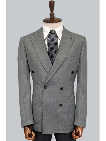 SUIT SARTORIA GRİ KRUVAZE TAKIM ELBİSE 2468