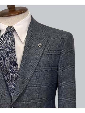 SUIT SARTORIA YÜN MAVİ TAKIM ELBİSE 2375