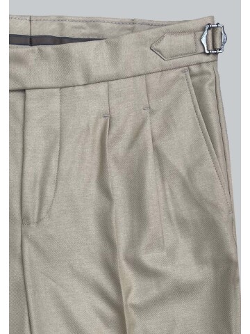 SUIT SARTORIA BEJ KETEN PANTOLON 1116