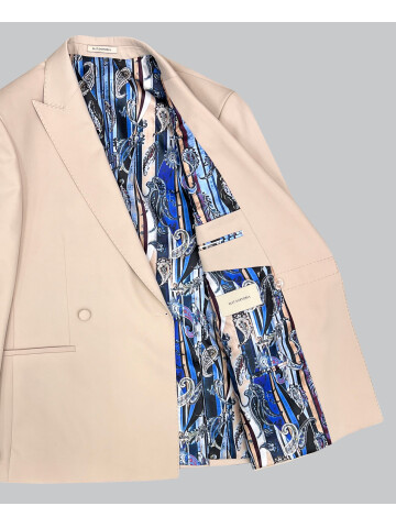 SUIT SARTORIA BEJ KRUVAZE TAKIM ELBİSE 2773