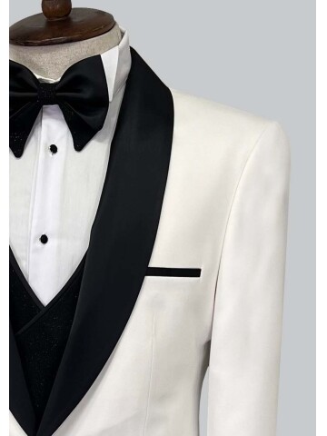 SUIT SARTORIA BEYAZ DAMATLIK 5573