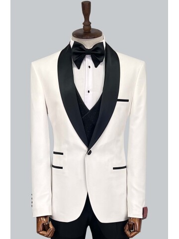 SUIT SARTORIA BEYAZ DAMATLIK 5573