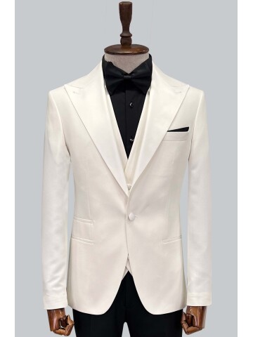 SUIT SARTORIA BEYAZ DAMATLIK 5614