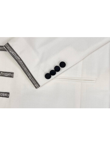 SUIT SARTORIA BEYAZ KRUVAZE DAMATLIK 5621