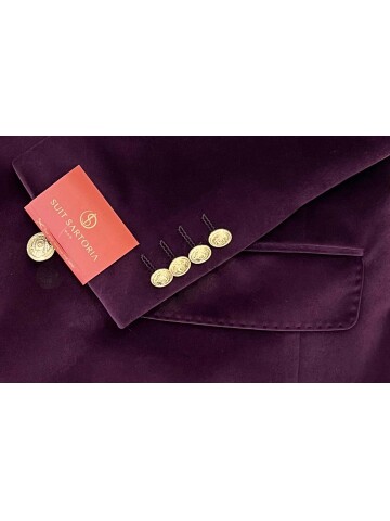 SUIT SARTORIA MOR KADİFE CEKET 4367