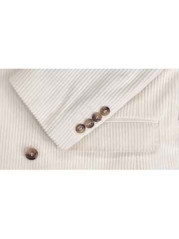 SUIT SARTORIA BEYAZ KADİFE CEKET 4403