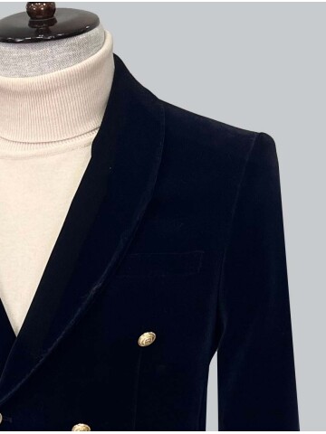 SUIT SARTORIA LACİVERT KADİFE CEKET 4407