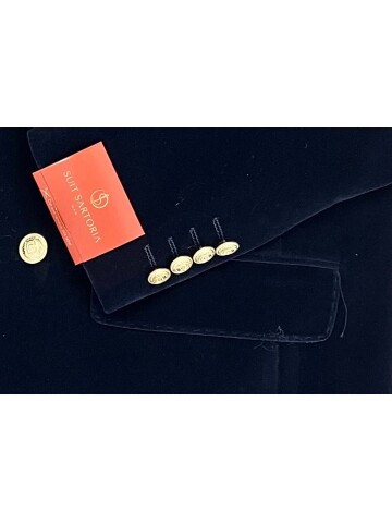 SUIT SARTORIA LACİVERT KADİFE CEKET 4407