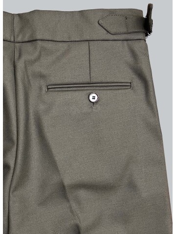 SUIT SARTORIA ÇİFT PİLE HAKİ PANTOLON 1121