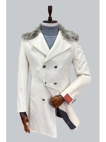 SUIT SARTORIA REMOVABLE COLLAR WHITE COAT 8090