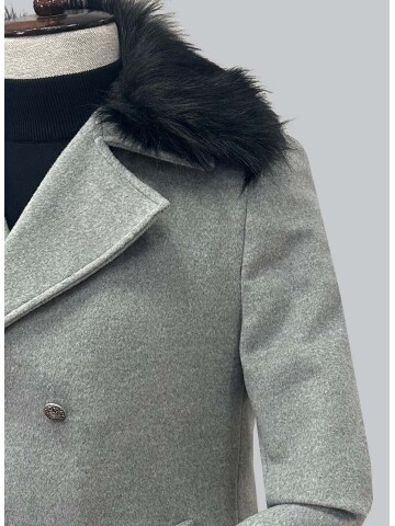 SUIT SARTORIA ÇIKMA YAKA GRİ KABAN 8090