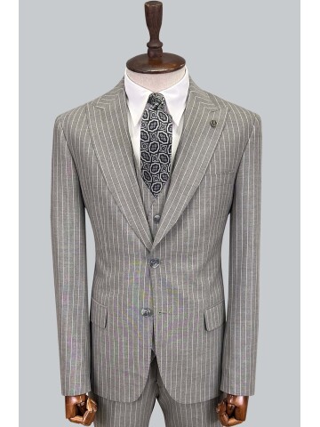 SUIT SARTORIA ÇİZGİLİ GRİ TAKIM ELBİSE 2760