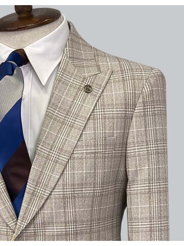 SUIT SARTORIA YÜN BEJ TAKIM ELBİSE 2375