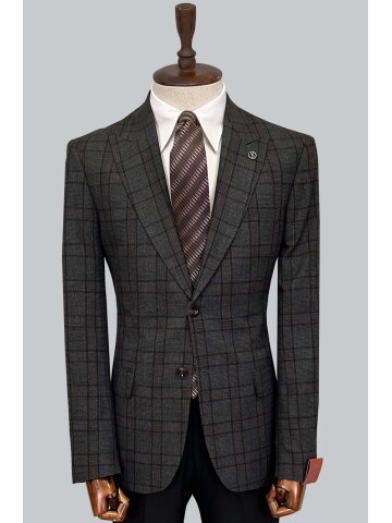 SUIT SARTORIA YÜN KAHVERENGİ TAKIM ELBİSE 2375