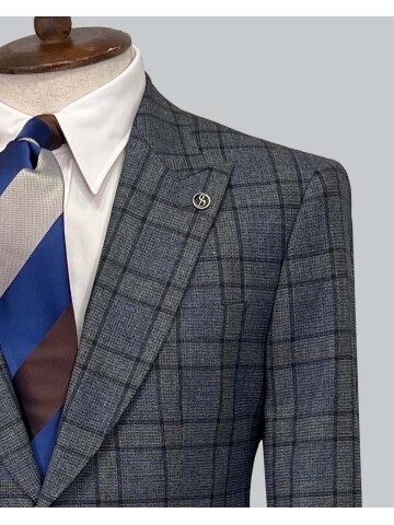 SUIT SARTORIA YÜN MAVİ TAKIM ELBİSE 2375