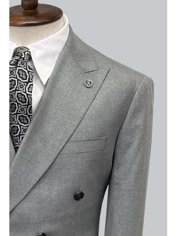 SUIT SARTORIA GRİ KRUVAZE TAKIM ELBİSE 2569