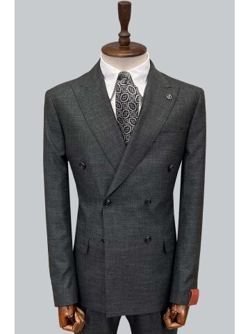 SUIT SARTORIA KOYU GRİ KRUVAZE TAKIM ELBİSE 2569