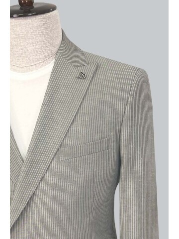 SUIT SARTORIA GRİ KETEN CEKET 4453