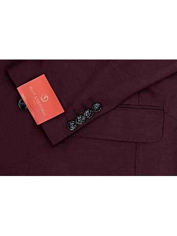 SUIT SARTORIA KRUVAZE BORDO CEKET 4533