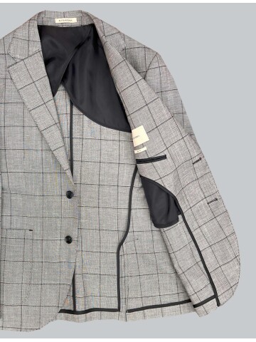 SUIT SARTORIA SİYAH KETEN TAKIM ELBİSE 2616